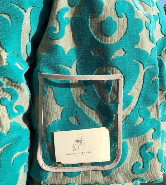 Aquamarine - Handmade Raglan Jacket