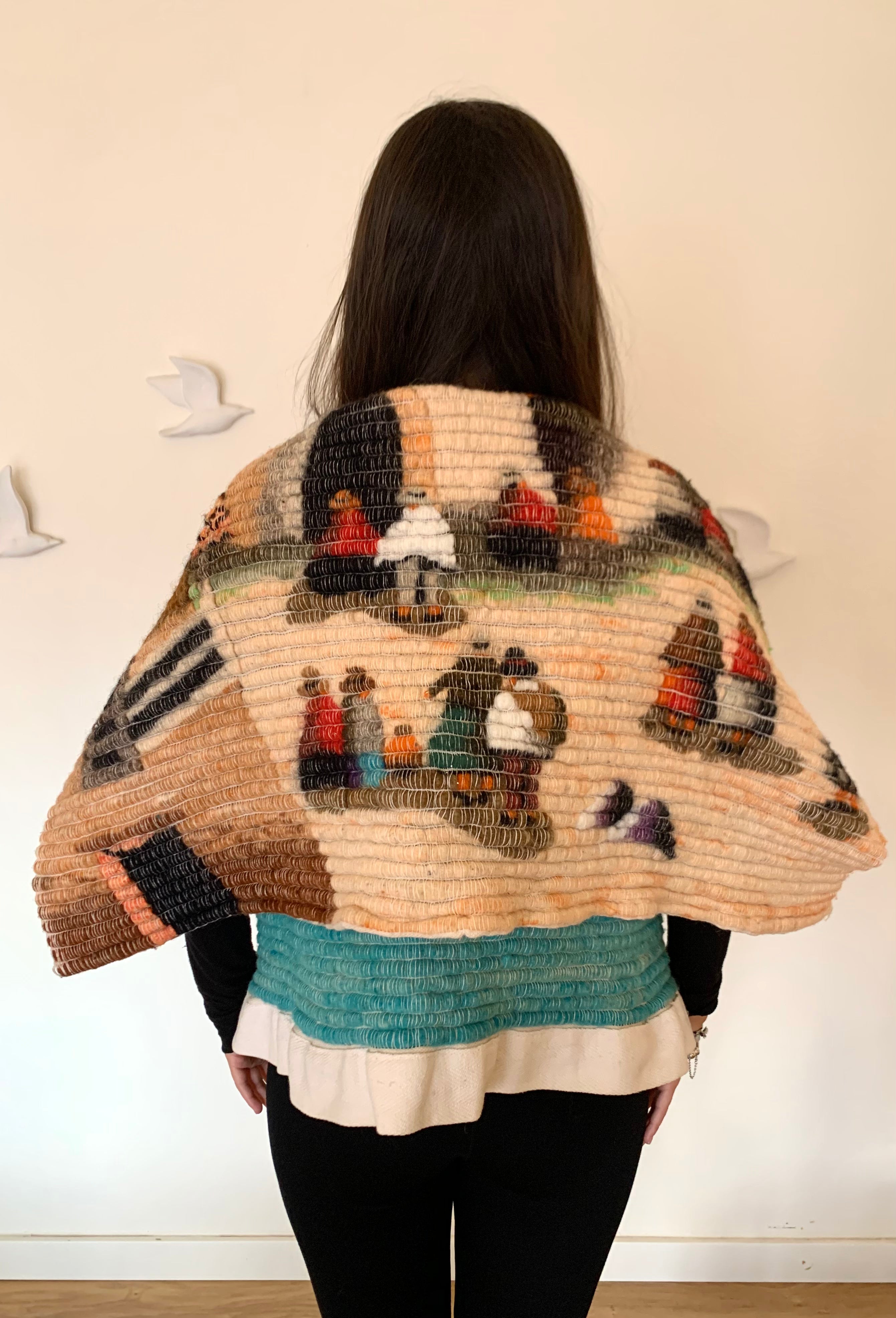 Peruvian Poncho Handmade