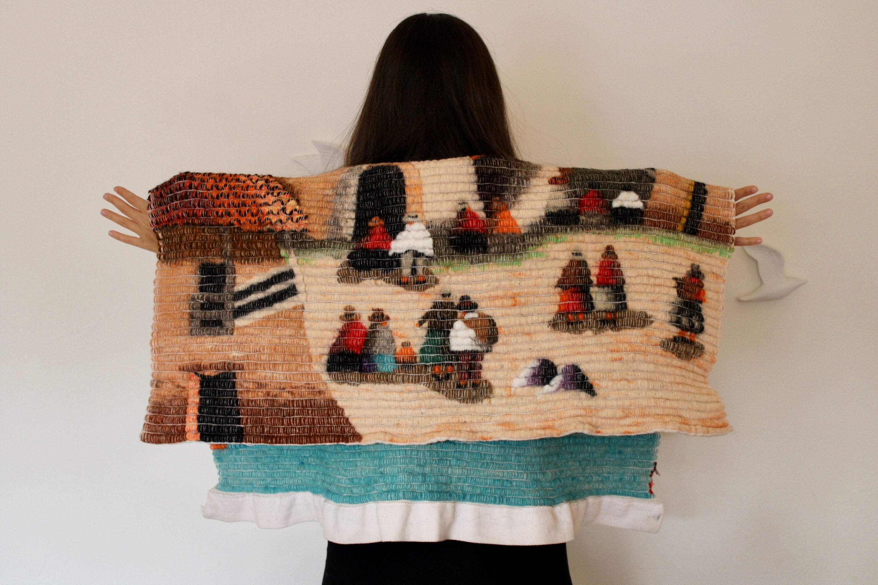 Peruvian Poncho Handmade