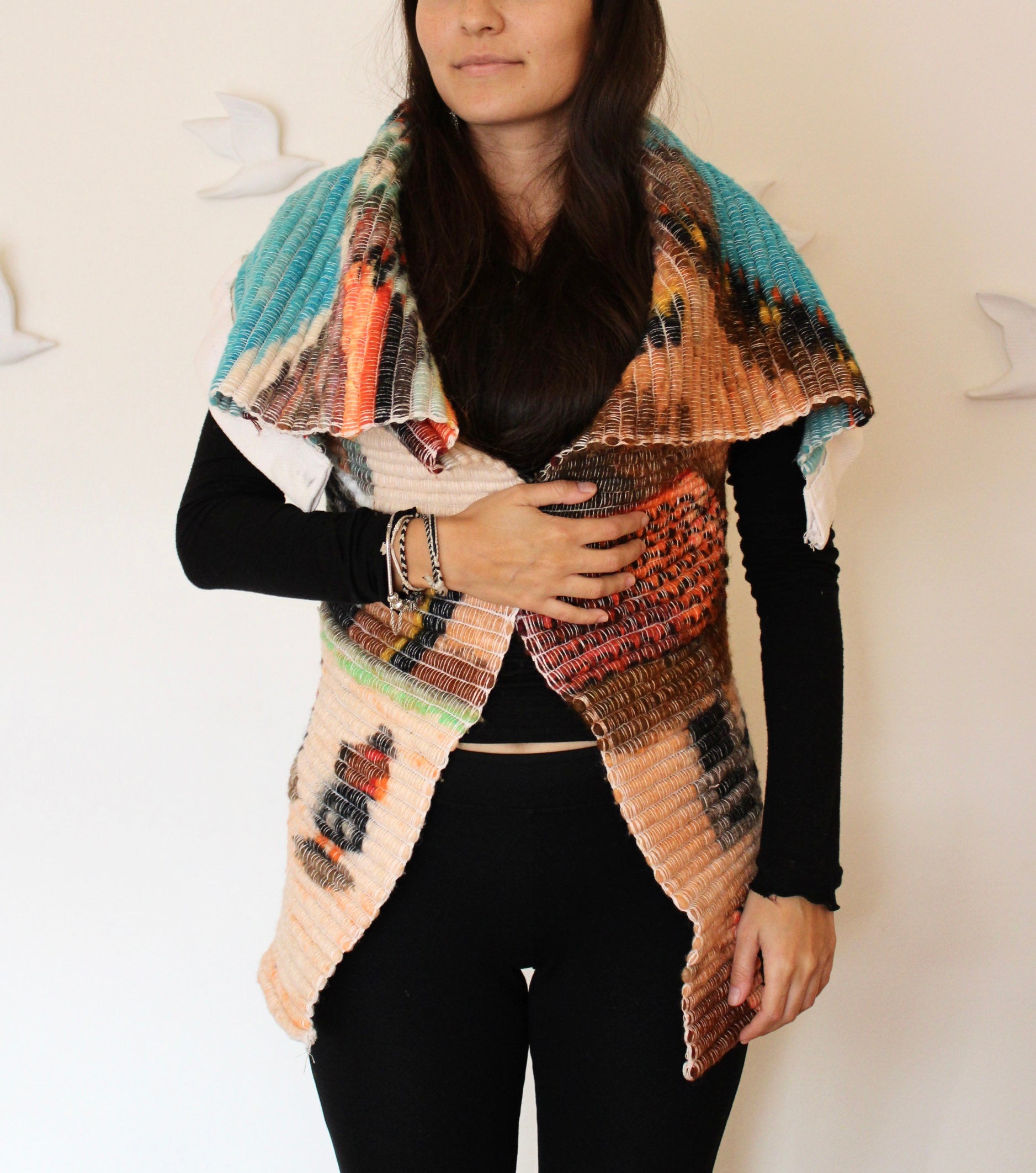Peruvian Poncho Handmade