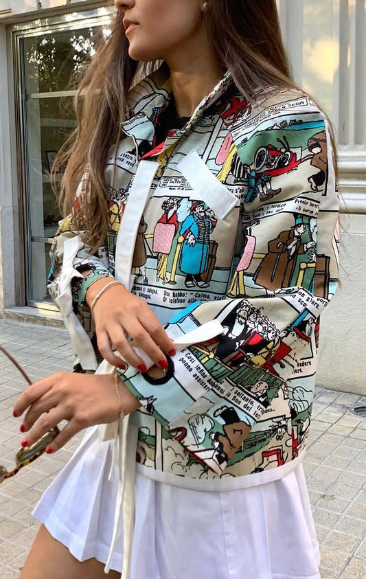 Energetically - Handmade Raglan Jacket